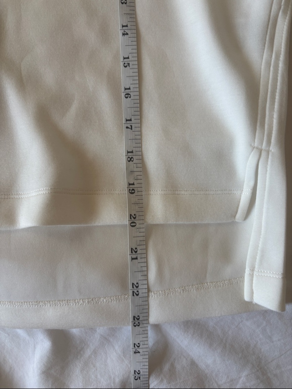 Spanx AirEssentials Cap Sleeve Tee in Powder White - Picture 8 of 9